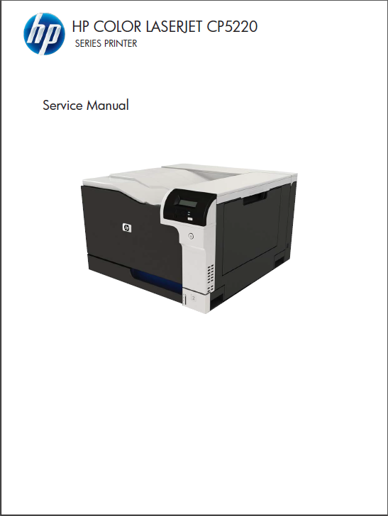 HP Color LaserJet CP5220 CP5225 Service Manual - Repair Printer